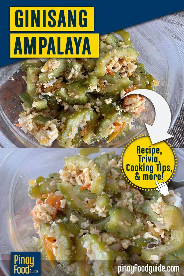 Easy Ginisang Ampalaya Recipe Pinoy Food Guide