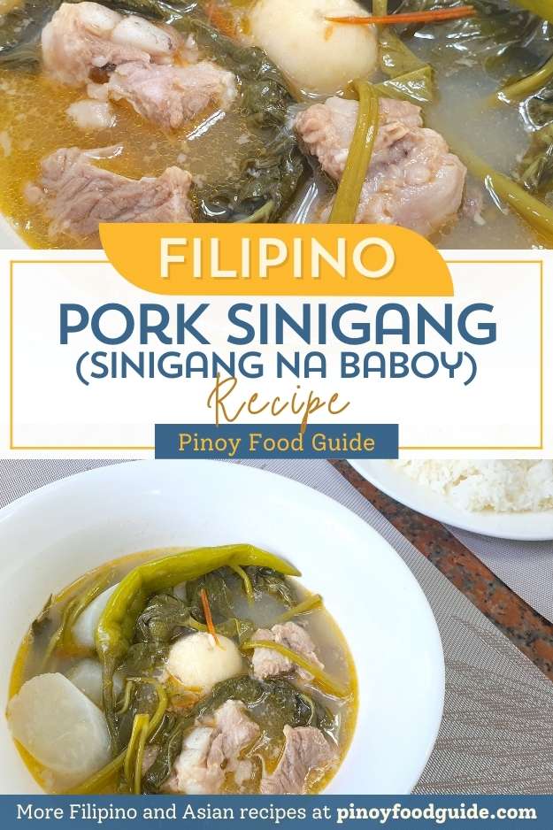 Pork Sinigang (Sinigang Na Baboy) Recipe | Pinoy Food Guide