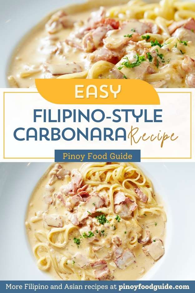 Pinoy Style Carbonara Recipe Pinoy Food Guide