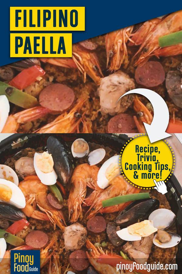 Filipino Style Paella Recipe | Pinoy Food Guide