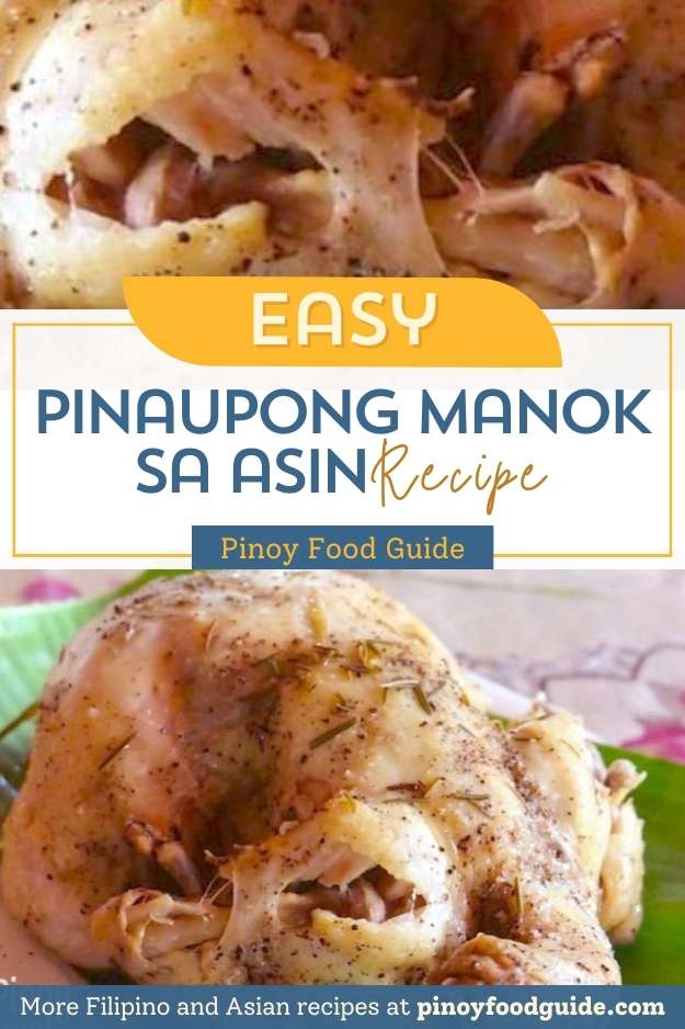 Pinaupong Manok Sa Asin Recipe Pinoy Food Guide 5674