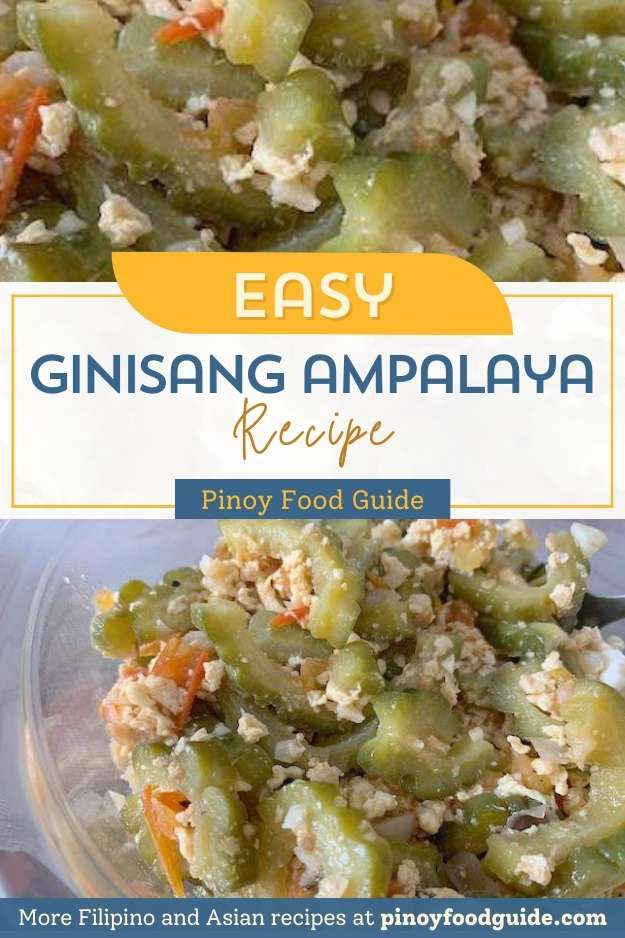 Easy Ginisang Ampalaya Recipe Pinoy Food Guide 5534