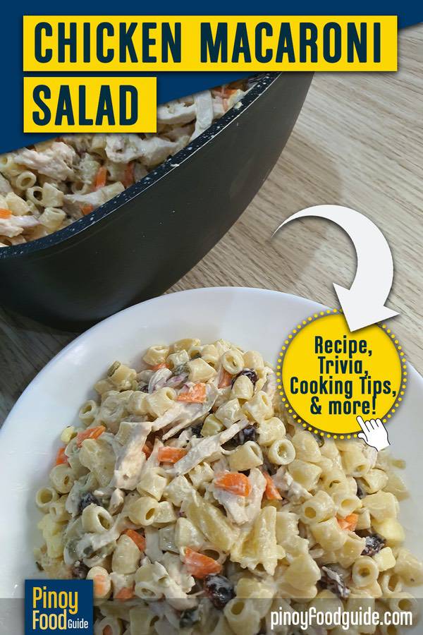 chicken macaroni salad recipe and procedure