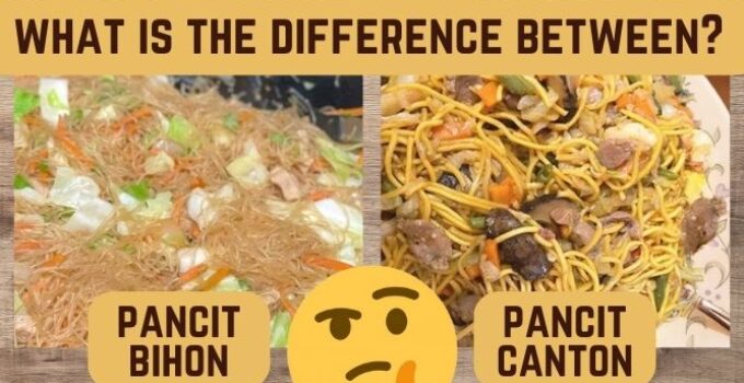 What is the Difference Between Pancit Bihon and Pancit Canton?